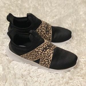 Adidas cheetah slip in sneakers.